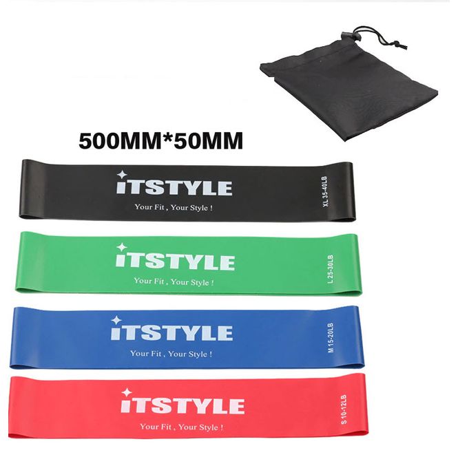 Hovedbilde Treningsstrikk for styrketrening, yoga, pilates 4 ...